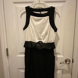 Maurices sleeveless dress with pockets and stretch belt -  vintage 1990s - NWT